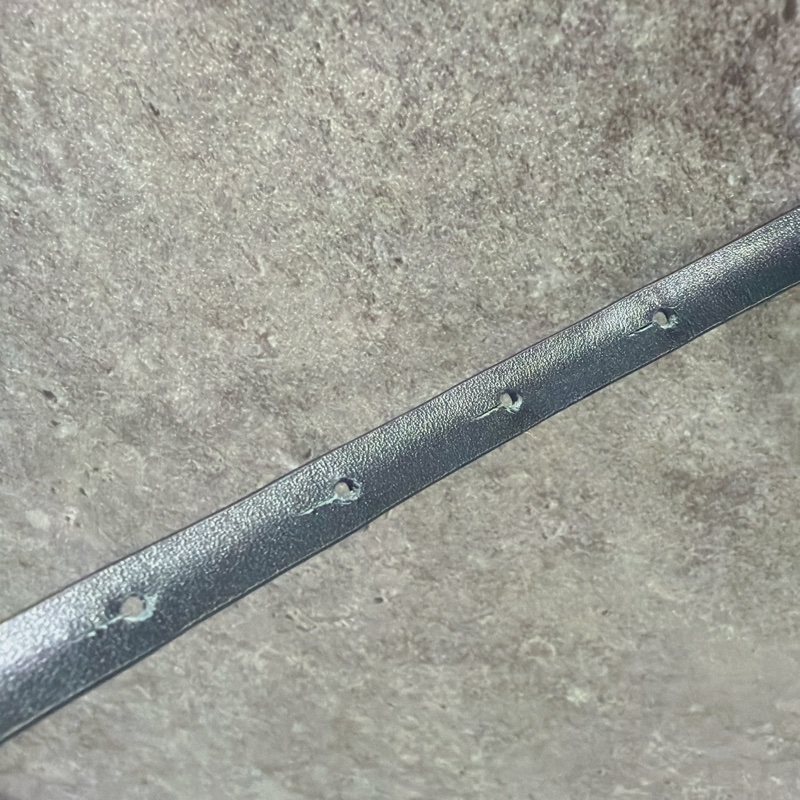 CHANEL 水鑽字母鏤空-黑銀皮帶.腰帶classic-4