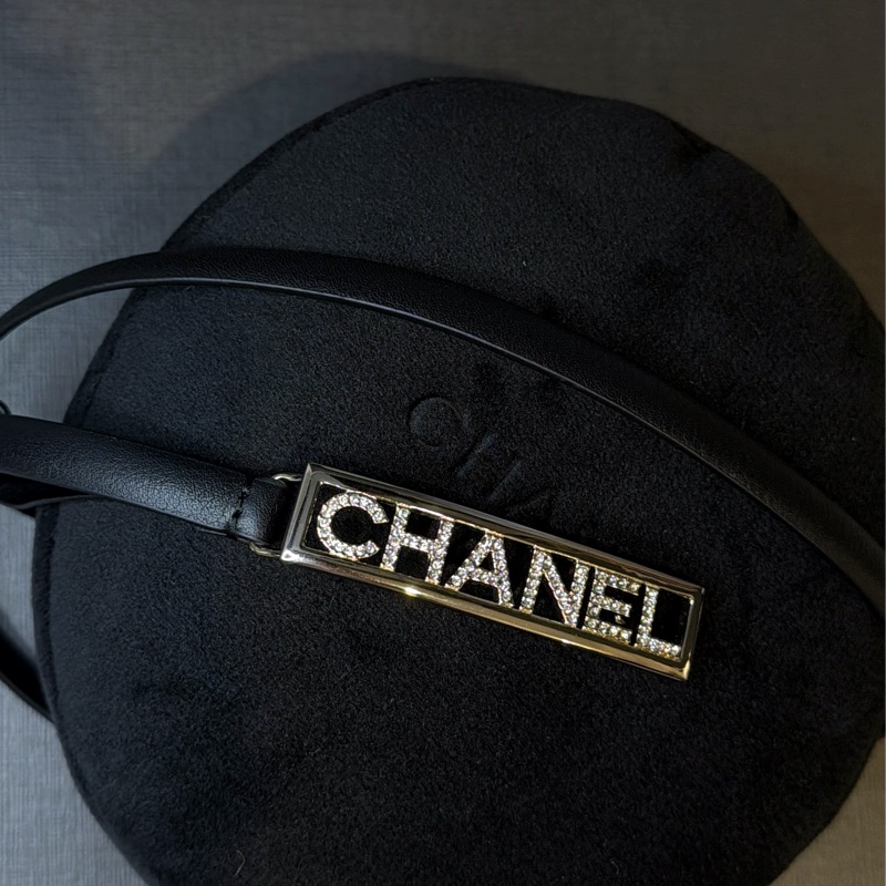 CHANEL 黑銀皮帶-水鑽腰帶classic🪩最甜Chanel 皮帶-6
