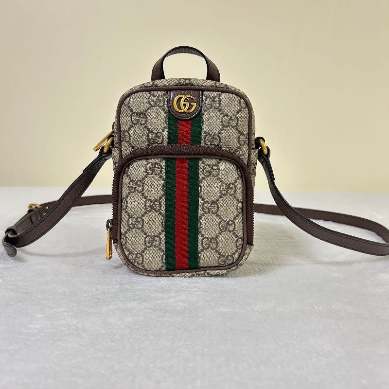 Gucci 雙G Supreme Ophidia 迷你斜背包-5