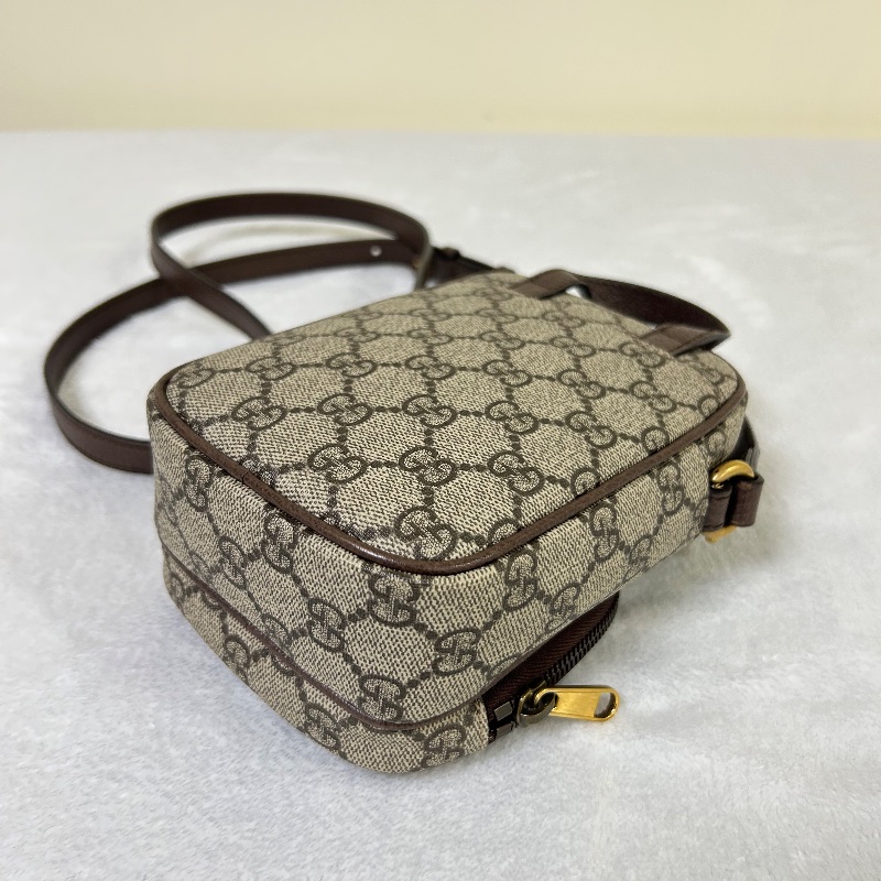 Gucci 雙G Supreme Ophidia 迷你斜背包-15