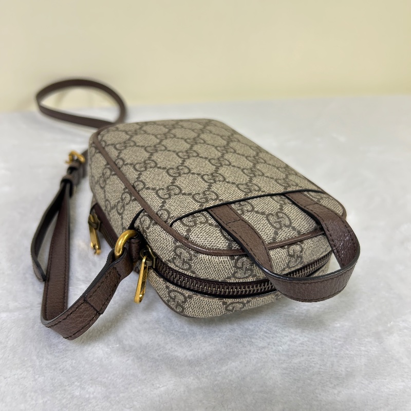 Gucci 雙G Supreme Ophidia 迷你斜背包-19