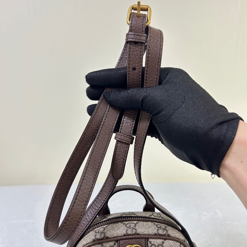 Gucci 雙G Supreme Ophidia 迷你斜背包-25