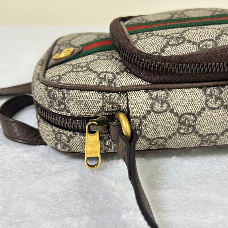 Gucci 雙G Supreme Ophidia 迷你斜背包-28