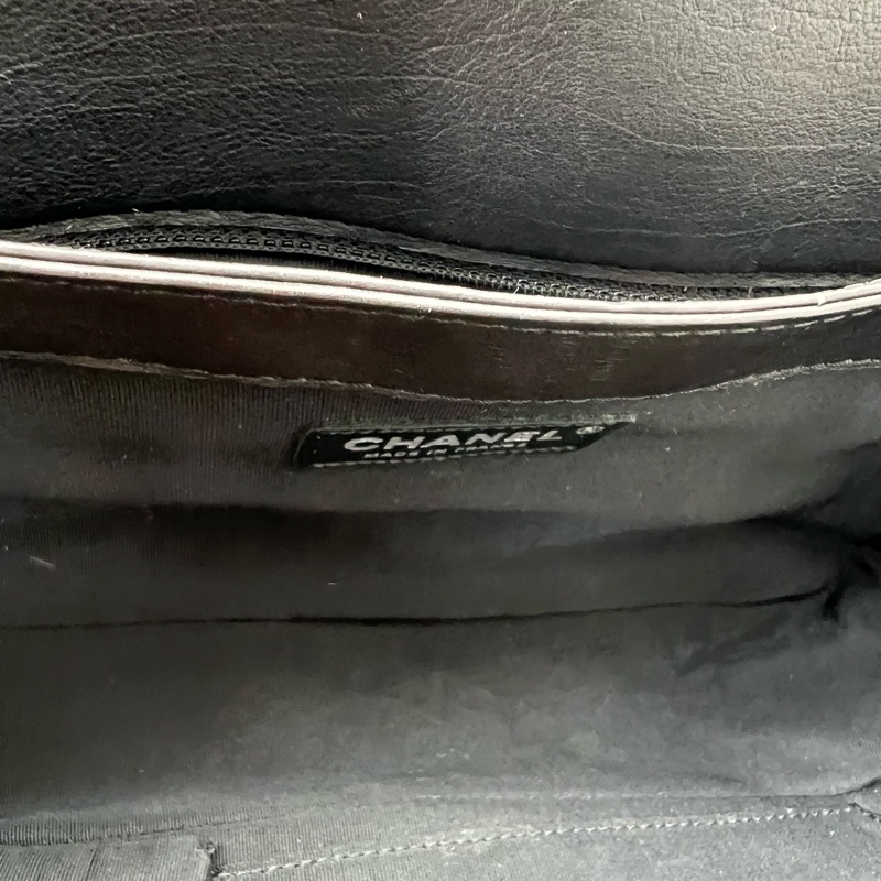 💗香緹國際精品💗 696 Chanel Leboy 黑銀 28-12