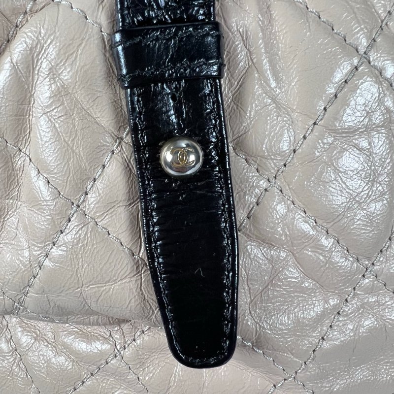 CHANEL 流浪兩用托特包 粉膚 24開-8