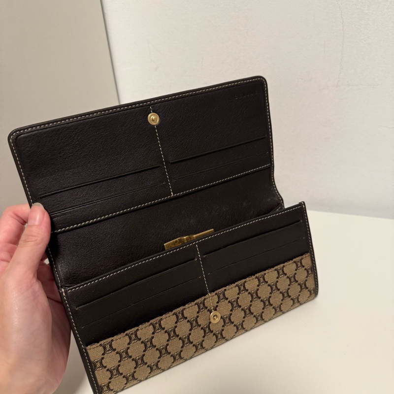 Celine 中古 老花長夾 Vintage Wallet-3