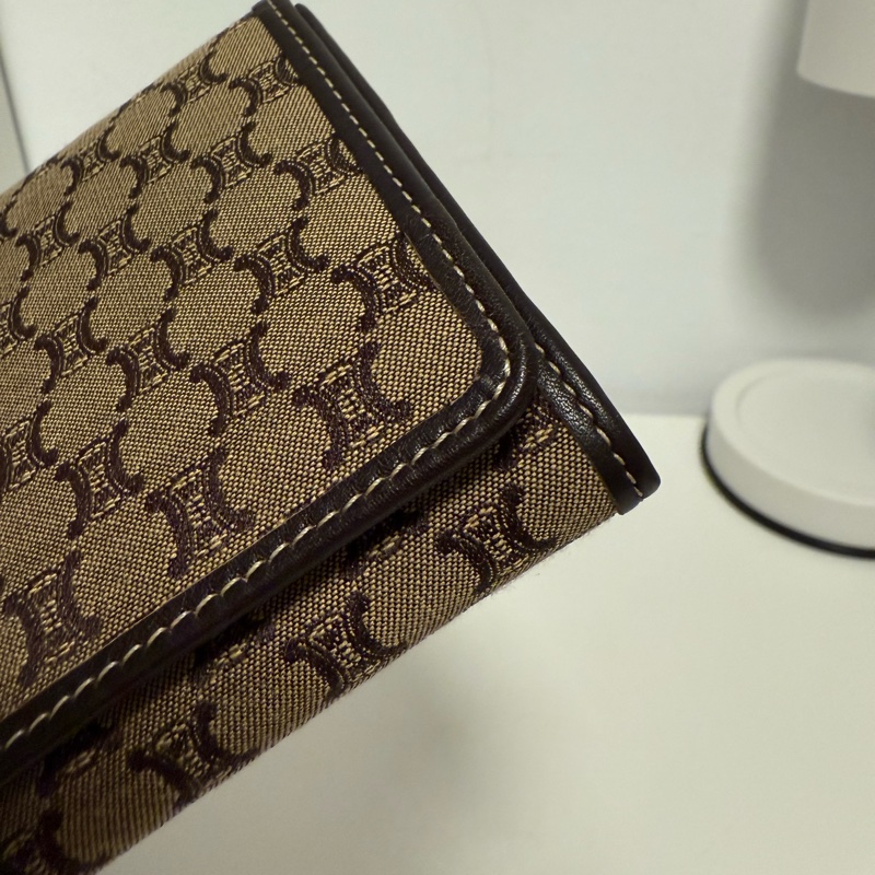 Celine 中古 老花長夾 Vintage Wallet-10