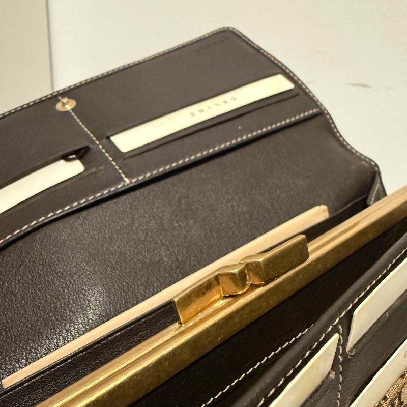 Celine 中古 老花長夾 Vintage Wallet-16