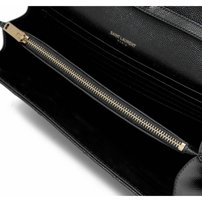 SAINT LAURENT 絎縫單肩包 BOW01 377828-12