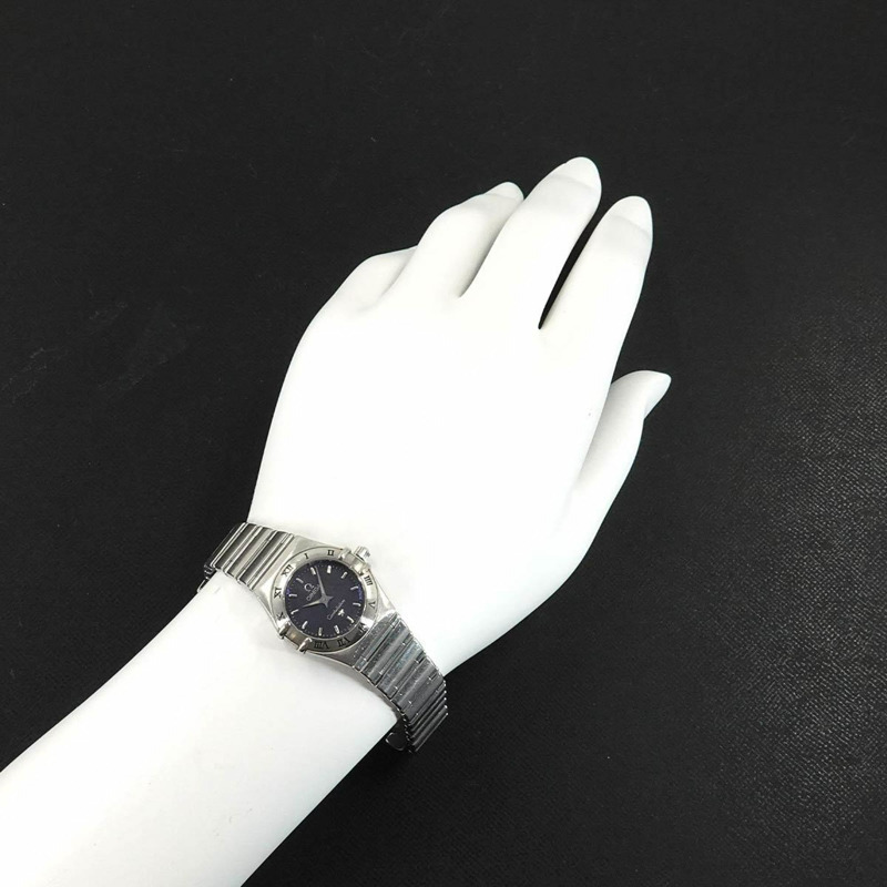 歐米茄星座系列 1562 40 女士腕錶，灰色石英錶-2