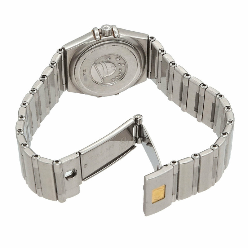 歐米茄星座系列 1562 40 女士腕錶，灰色石英錶-3