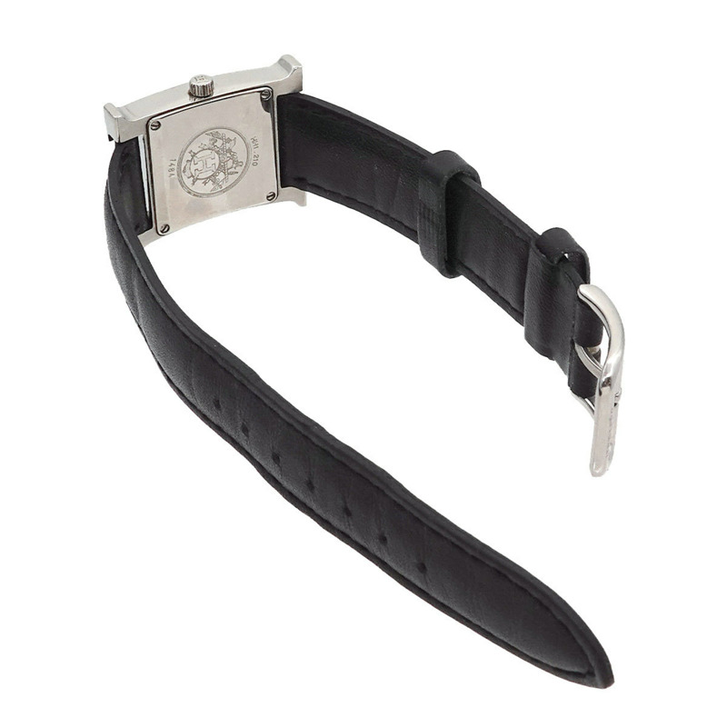 愛馬仕 H Watch Double Tour HH1 210 女士黑色石英錶-3
