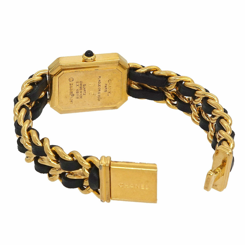 香奈兒 (CHANEL) Premiere 女士腕錶，M 碼，H0001，黑金配色，石英機芯-3