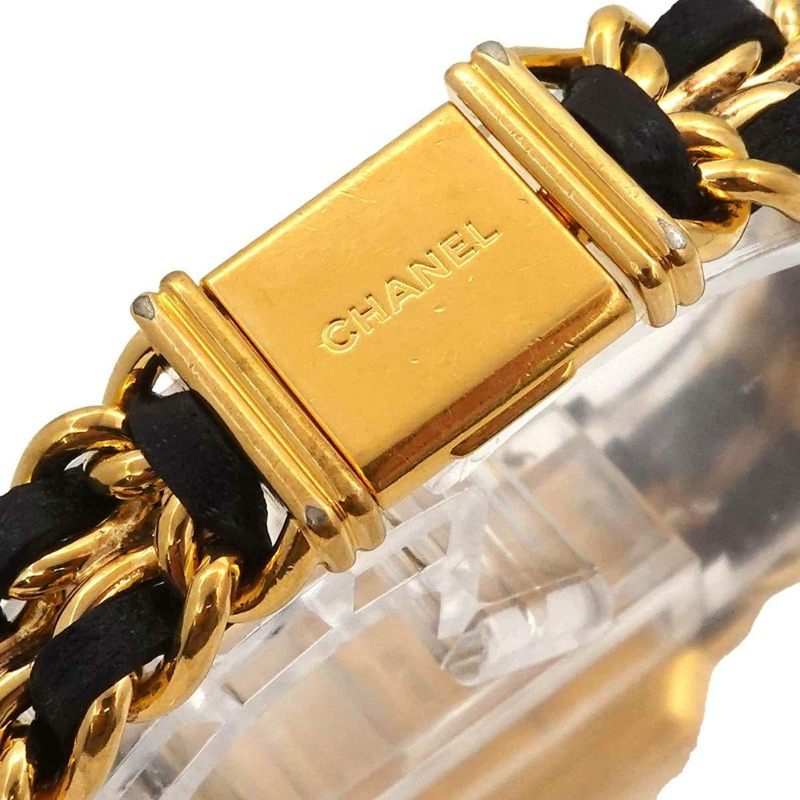 香奈兒 (CHANEL) Premiere 女士腕錶，M 碼，H0001，黑金配色，石英機芯-5