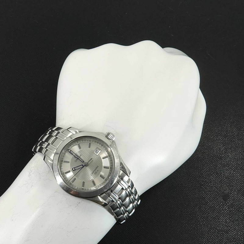 歐米茄海馬系列120 2511 31男士腕錶,附日期顯示,銀色石英機芯-2