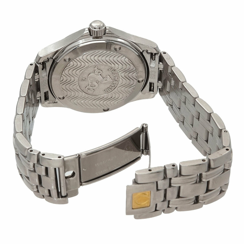 歐米茄海馬系列120 2511 31男士腕錶,附日期顯示,銀色石英機芯-3