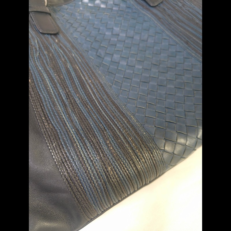 🔥年終狂降🔥【限時降價只到12/31（原25,800）】㊣✨Bottega Veneta  ✨寶緹嘉 BV 小牛皮 深藍 編織 拼接 手提包 托特包 文件包 媽媽包/二手包/二手精品/保證正品🌳二手樹屋🌳-20