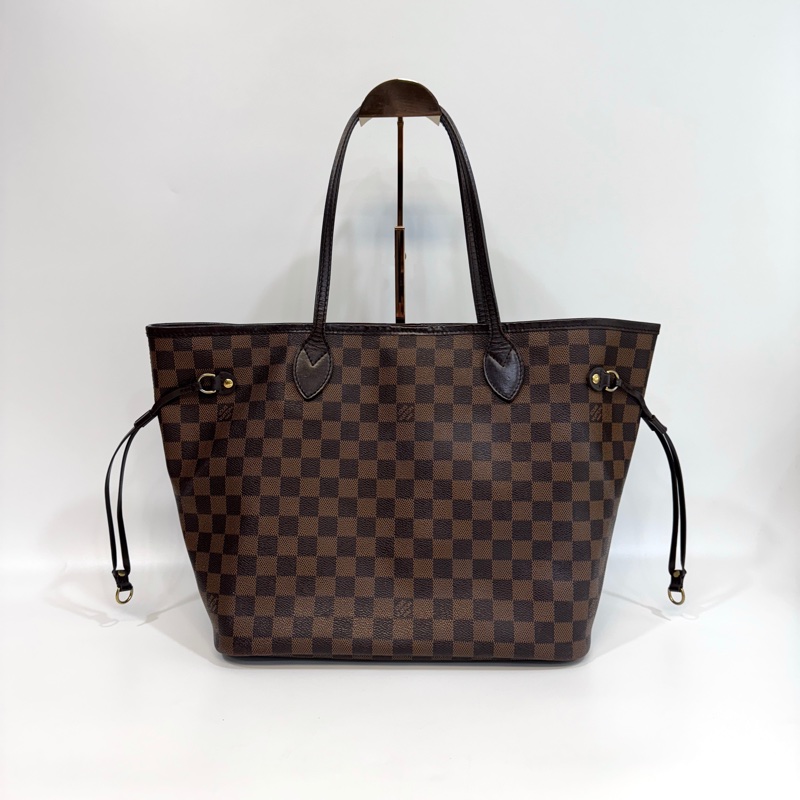 🤎路易威登通勤包LV咖啡色棋盤格neverfull MM托特包N41358-3