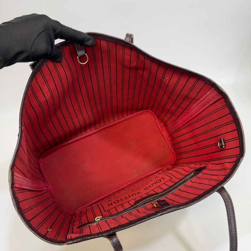 🤎路易威登通勤包LV咖啡色棋盤格neverfull MM托特包N41358-7