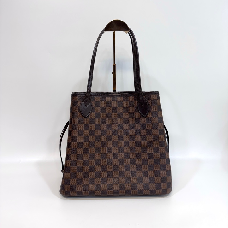 🤎路易威登通勤包LV咖啡色棋盤格neverfull MM托特包N41358-8