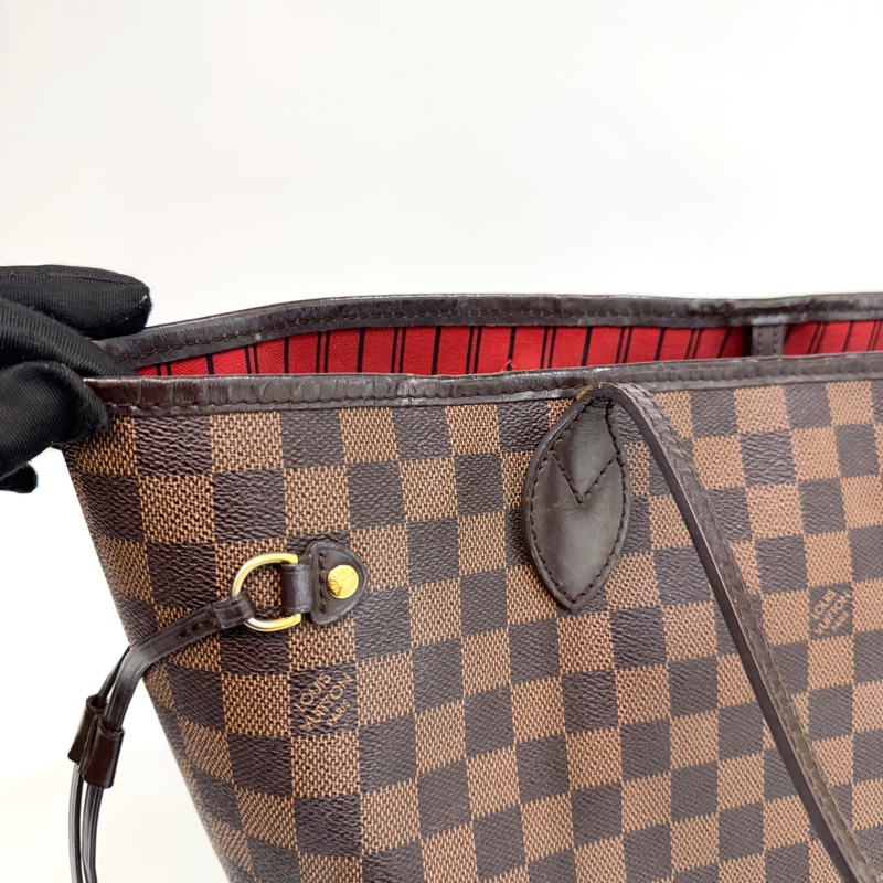 🤎路易威登通勤包LV咖啡色棋盤格neverfull MM托特包N41358-11