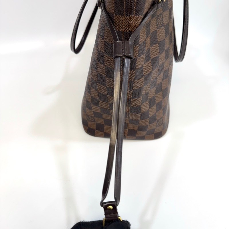 🤎路易威登通勤包LV咖啡色棋盤格neverfull MM托特包N41358-23