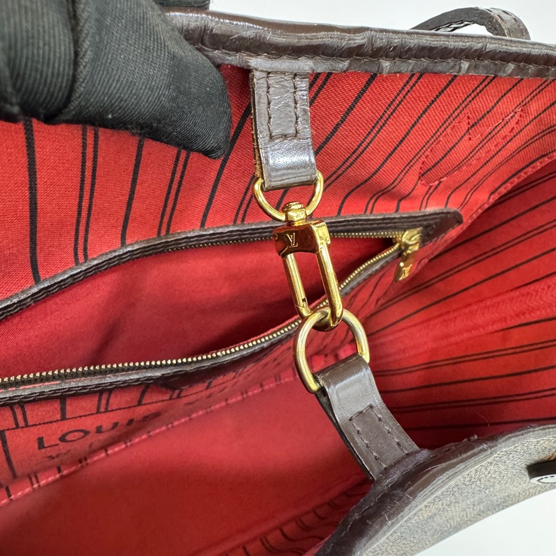 🤎路易威登通勤包LV咖啡色棋盤格neverfull MM托特包N41358-30