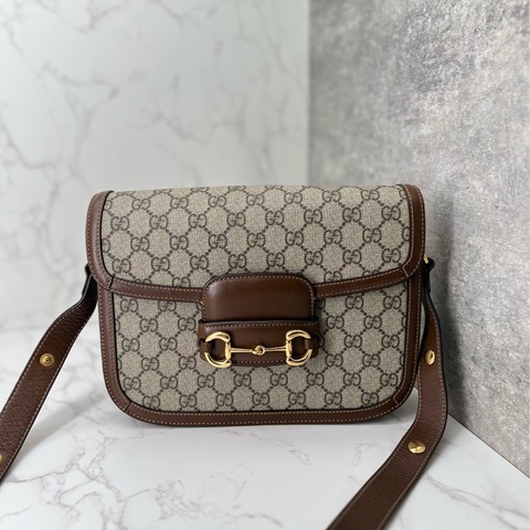 💗香緹國際精品💗 731 Gucci 1955馬鞍 中號 包況好