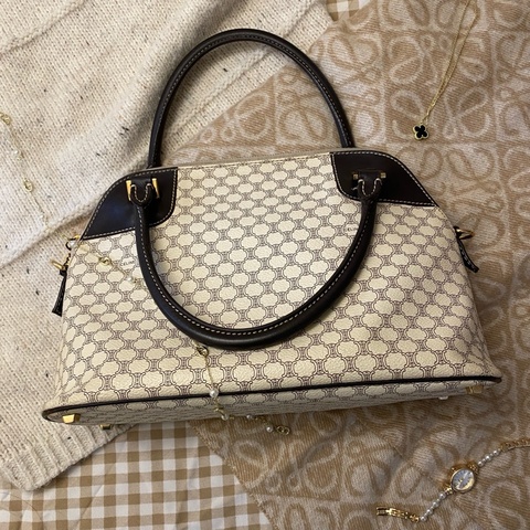 經典 CELINE 老花手提包 2way