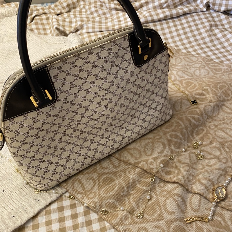 經典 CELINE 老花手提包 2way-1