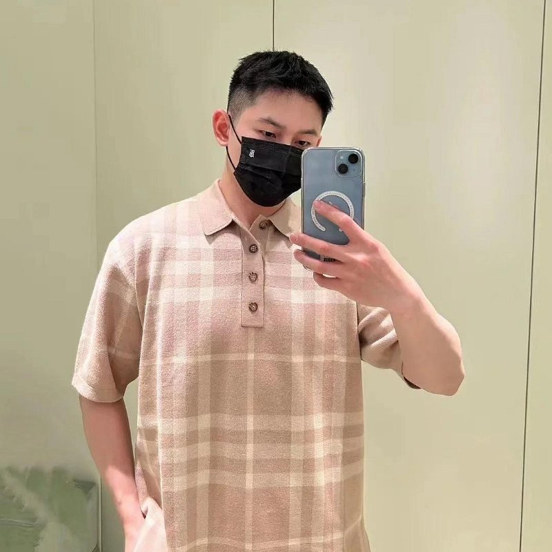 💎Han's house精品服飾💎Burberry 羊毛 針織 短 POLO 衫 短袖-0