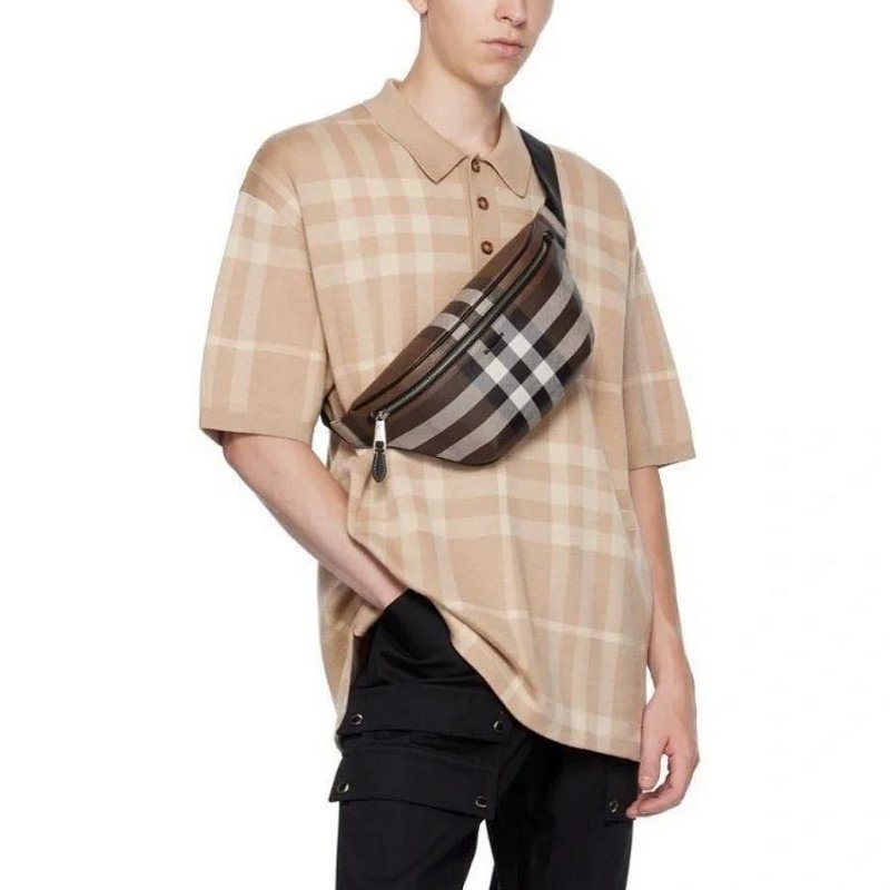 💎Han's house精品服飾💎Burberry 羊毛 針織 短 POLO 衫 短袖-5