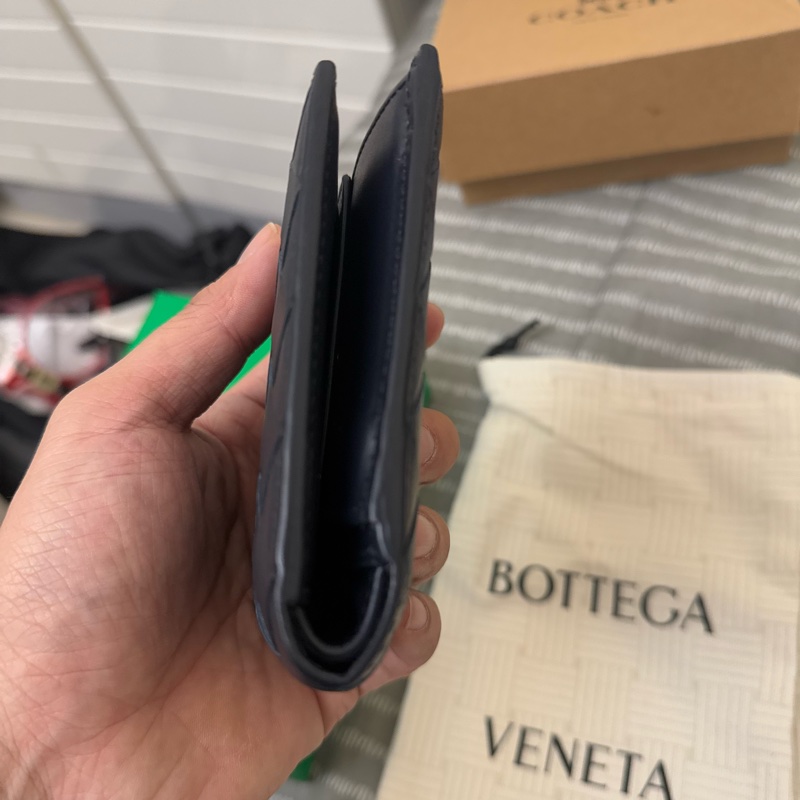【BOTTEGA VENETA】BV 短夾 新款 Intrecciato 深藍-7