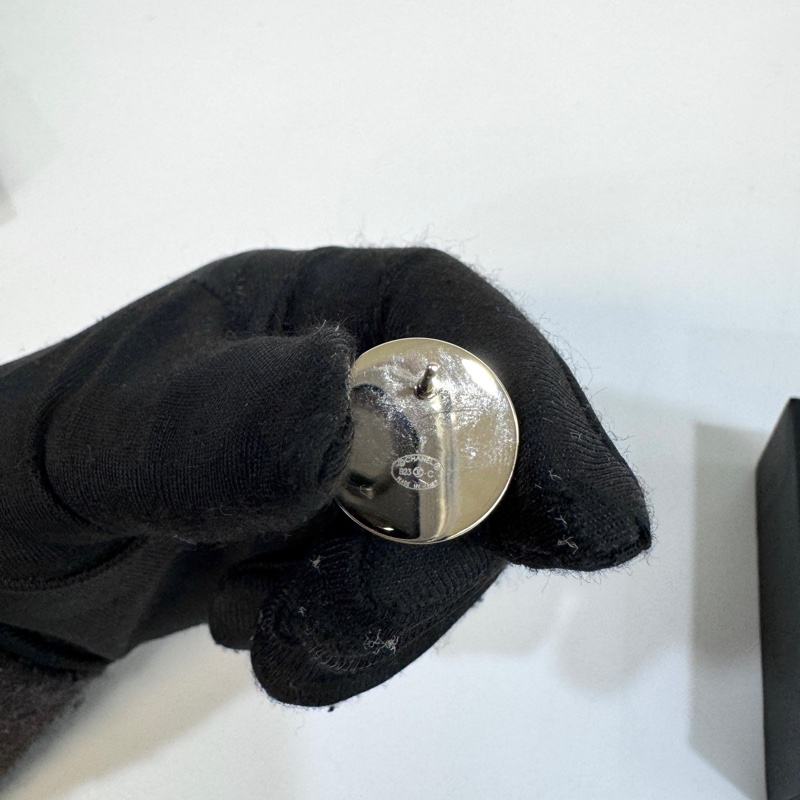 🖤香奈兒經典耳環Chanel 黑金圓形雙C  Logo耳環 ABA032-6