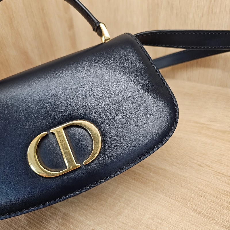 [品況新❣️現省4萬多] Dior深藍牛皮MontaigneAvenue小型手提斜背包-2
