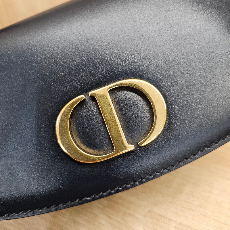 [品況新❣️現省4萬多] Dior深藍牛皮MontaigneAvenue小型手提斜背包-3