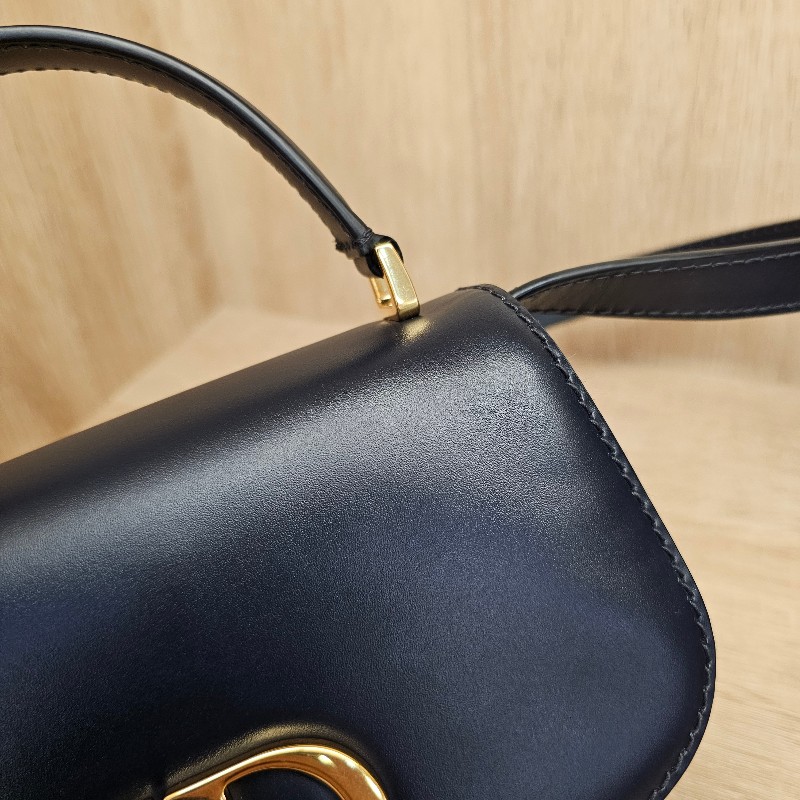 [品況新❣️現省4萬多] Dior深藍牛皮MontaigneAvenue小型手提斜背包-4