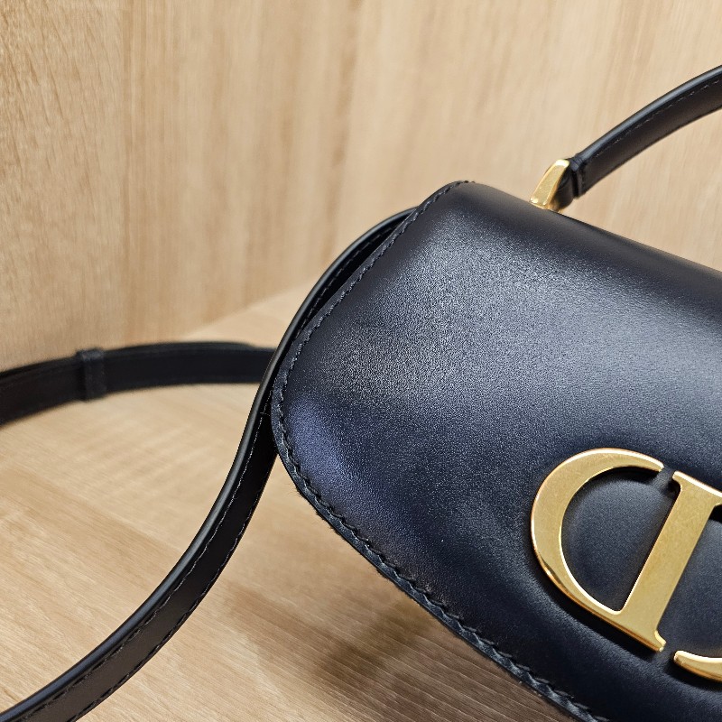 [品況新❣️現省4萬多] Dior深藍牛皮MontaigneAvenue小型手提斜背包-5