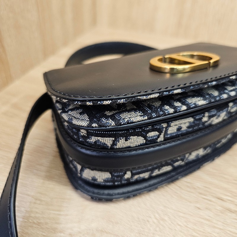 [品況新❣️現省4萬多] Dior深藍牛皮MontaigneAvenue小型手提斜背包-16