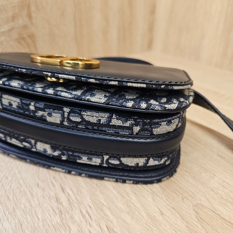 [品況新❣️現省4萬多] Dior深藍牛皮MontaigneAvenue小型手提斜背包-17