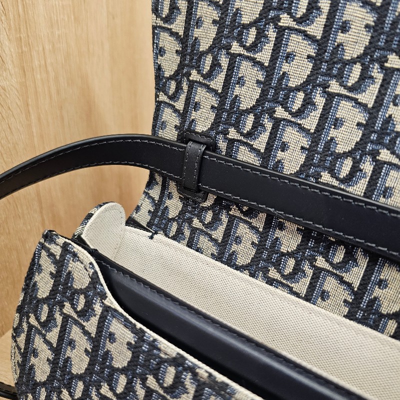 [品況新❣️現省4萬多] Dior深藍牛皮MontaigneAvenue小型手提斜背包-23