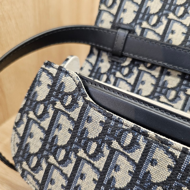 [品況新❣️現省4萬多] Dior深藍牛皮MontaigneAvenue小型手提斜背包-25