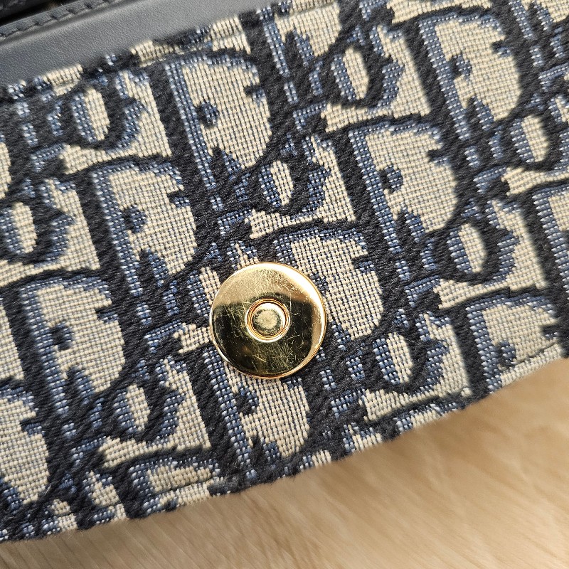 [品況新❣️現省4萬多] Dior深藍牛皮MontaigneAvenue小型手提斜背包-29