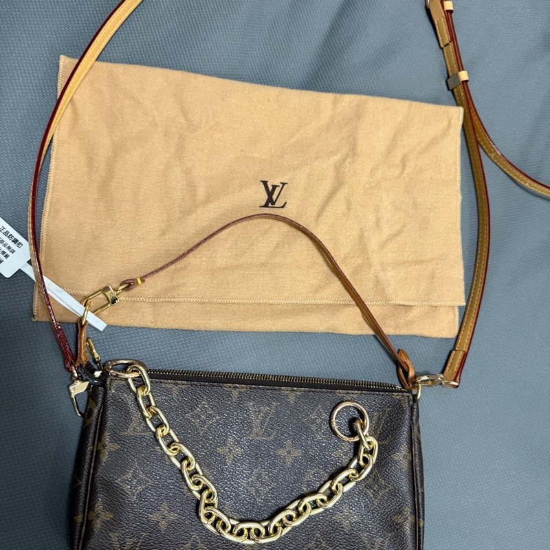 LV大麻將包 中古的-25