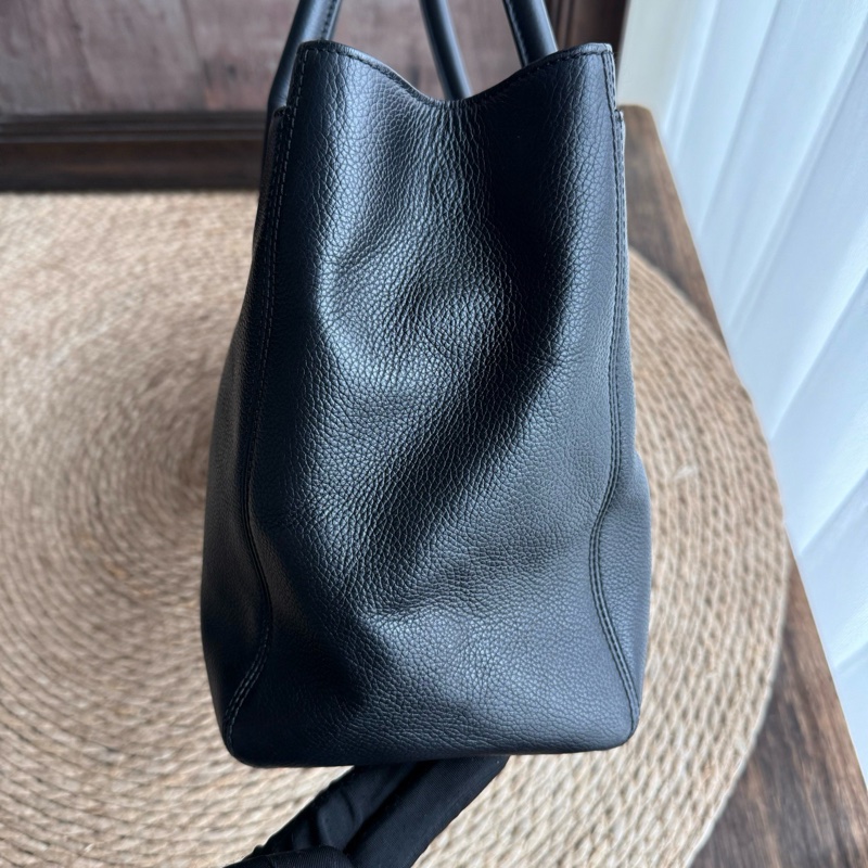 chanel cerf黑金荔枝紋中號年份：17開-6