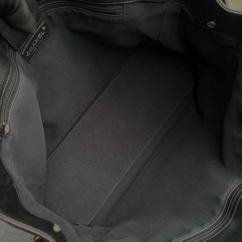 chanel cerf黑金荔枝紋中號年份：17開-14