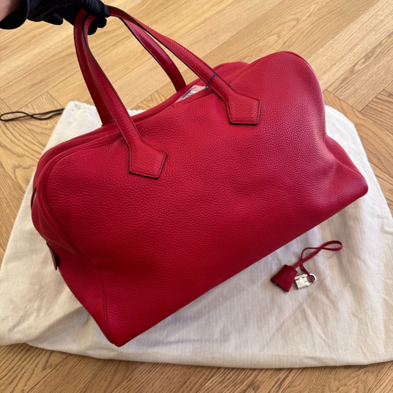 Hermes • Victoria 維多利亞 36 紅色Tc皮 鎖具齊全✔️-1