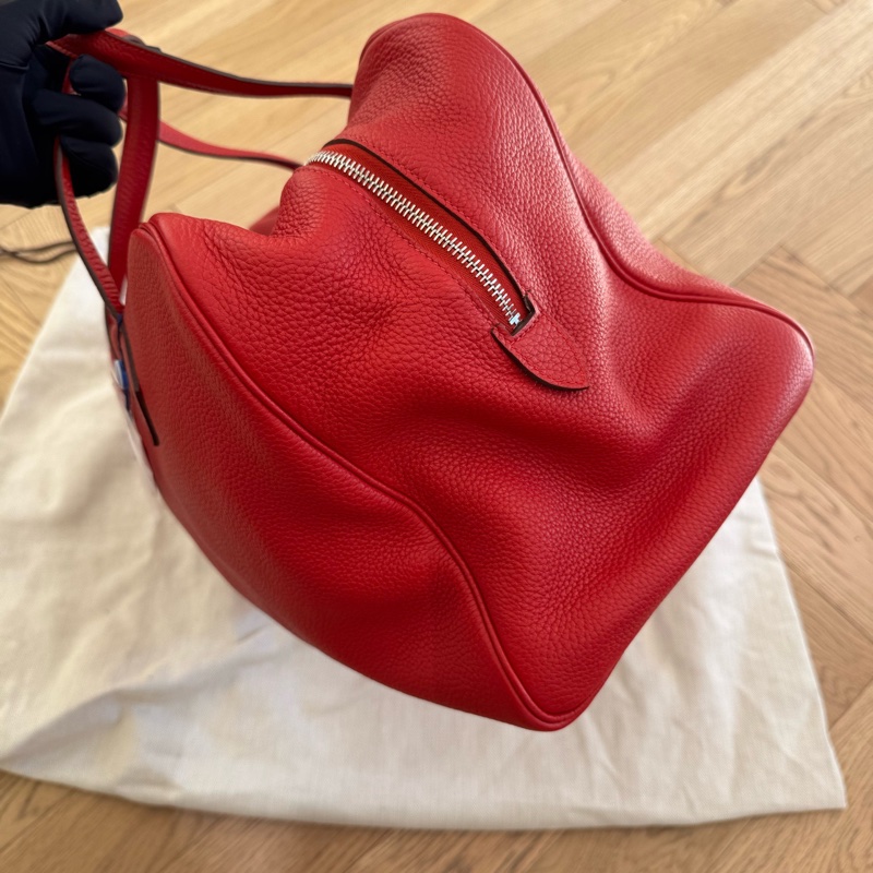 Hermes • Victoria 維多利亞 36 紅色Tc皮 鎖具齊全✔️-3