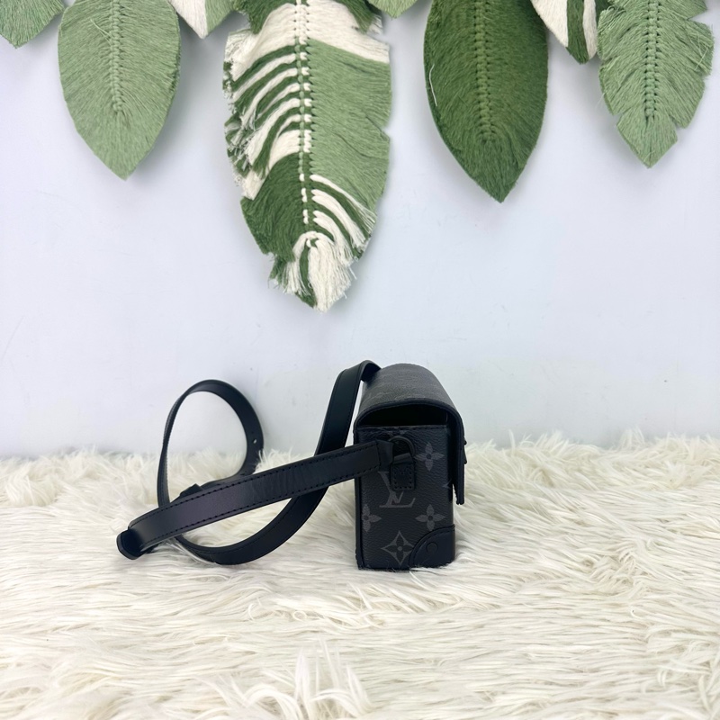 LV 黑色老花 Steamer 晶片款 單肩斜肩包-3