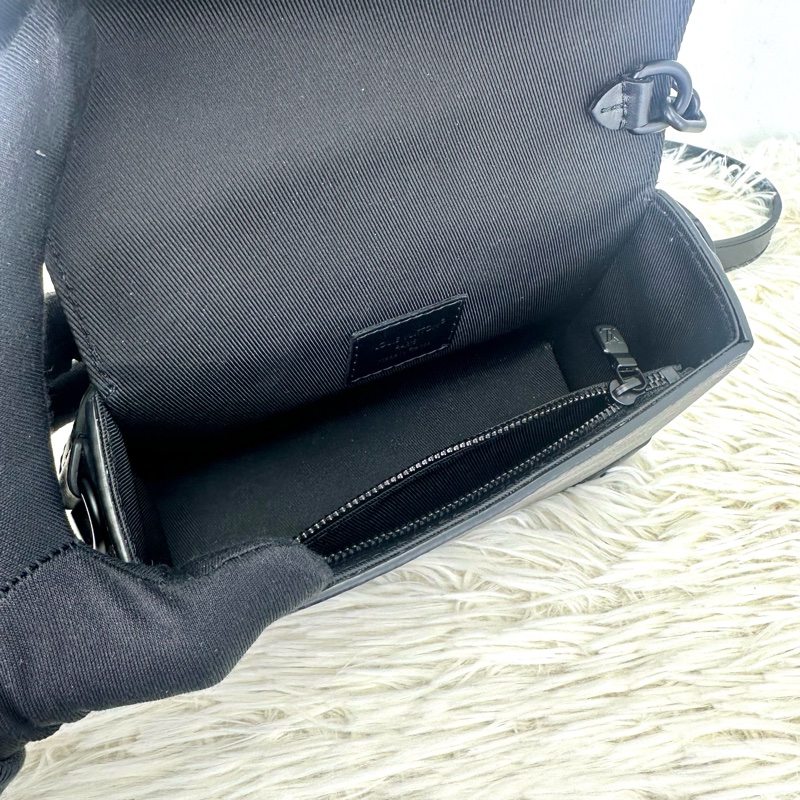 LV 黑色老花 Steamer 晶片款 單肩斜肩包-6